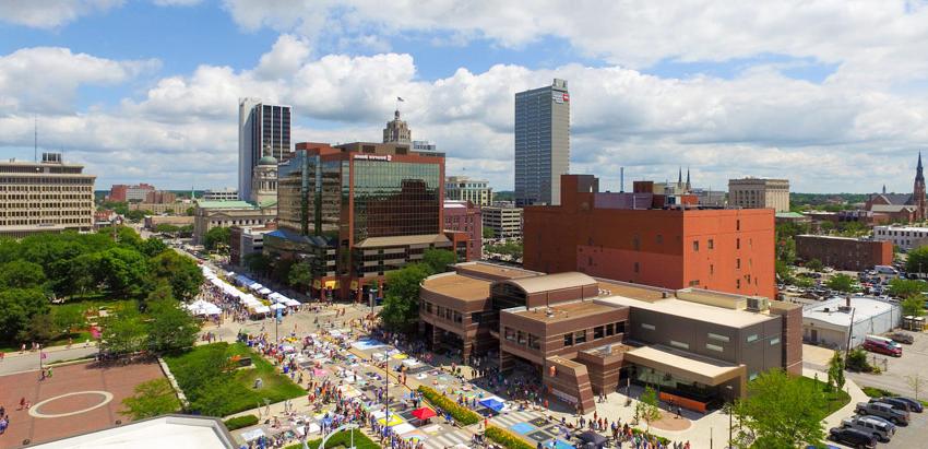 Fort Wayne aerial photo