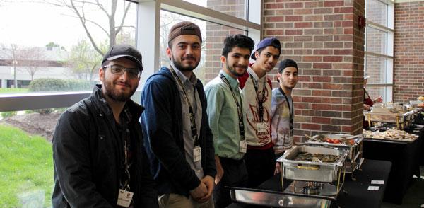 Kurdish Students representing their food and culture